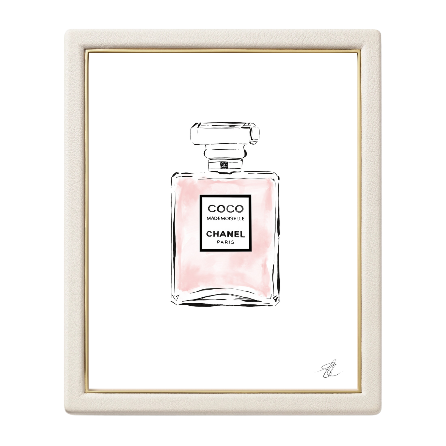 Perfume Wall Art Prints | Set of Three: Miss Dior, Mademoiselle, Flowerbomb