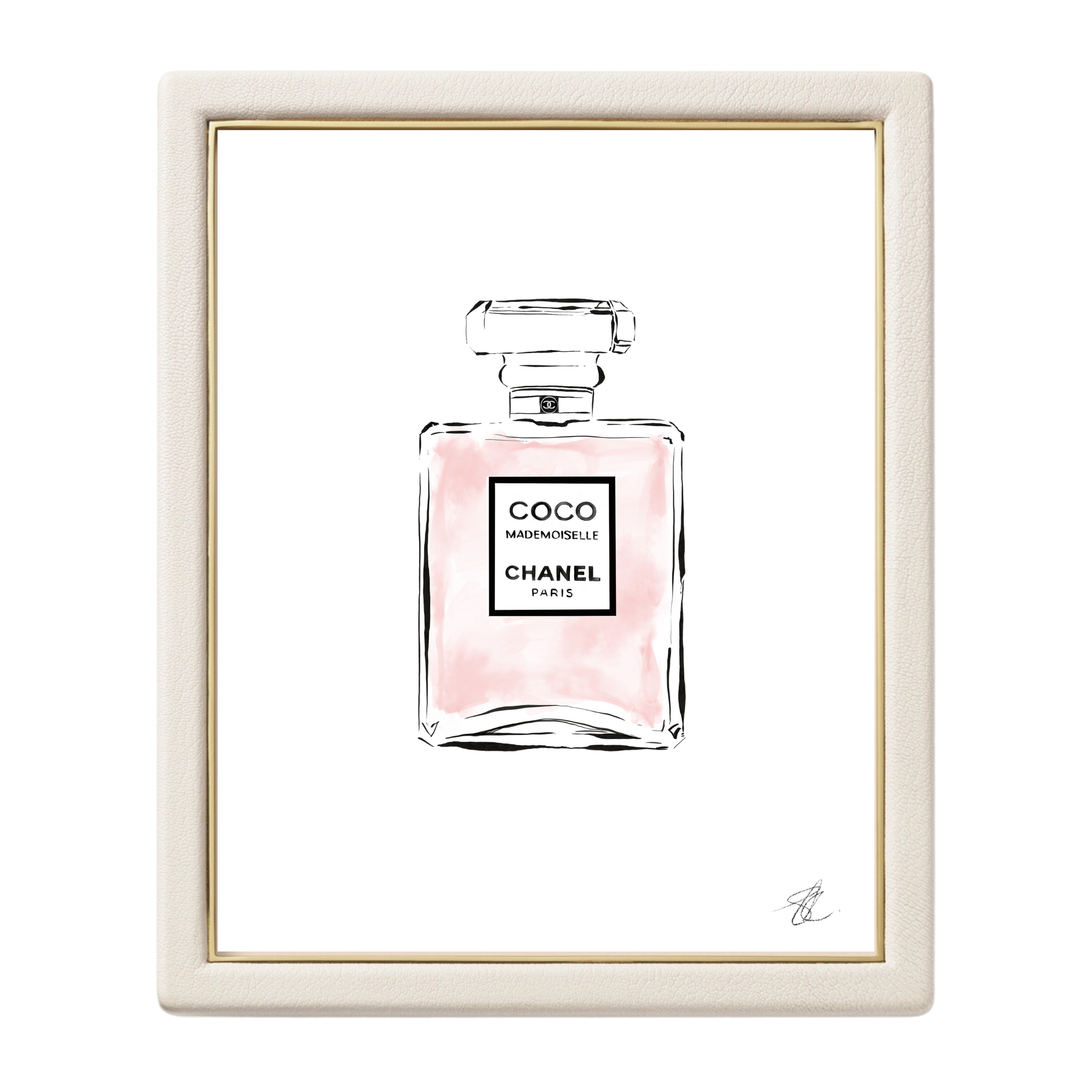 Perfume Wall Art Prints | Set of Three: Miss Dior, Mademoiselle, Flowerbomb