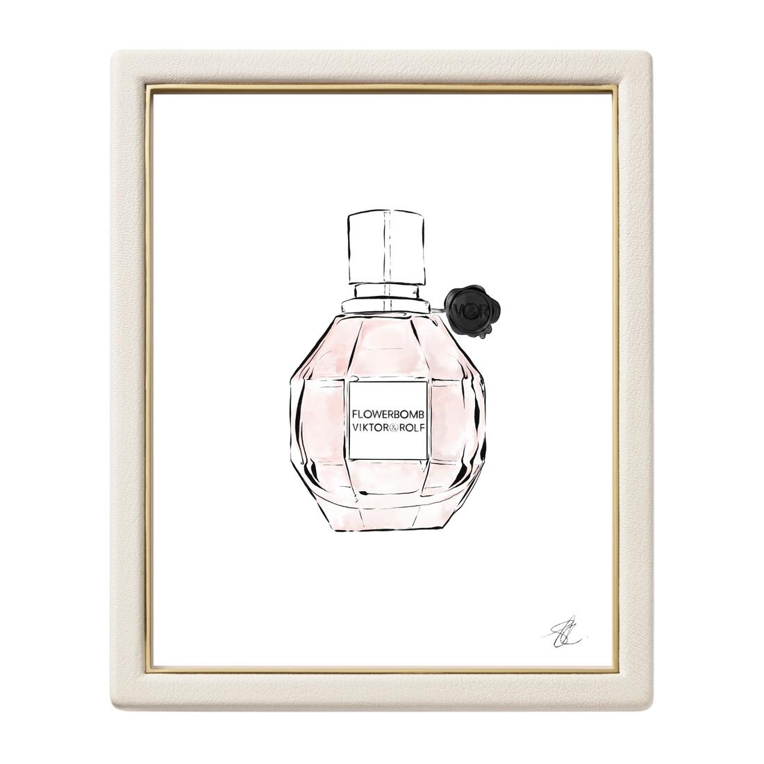 Perfume Wall Art Print | Flowerbomb