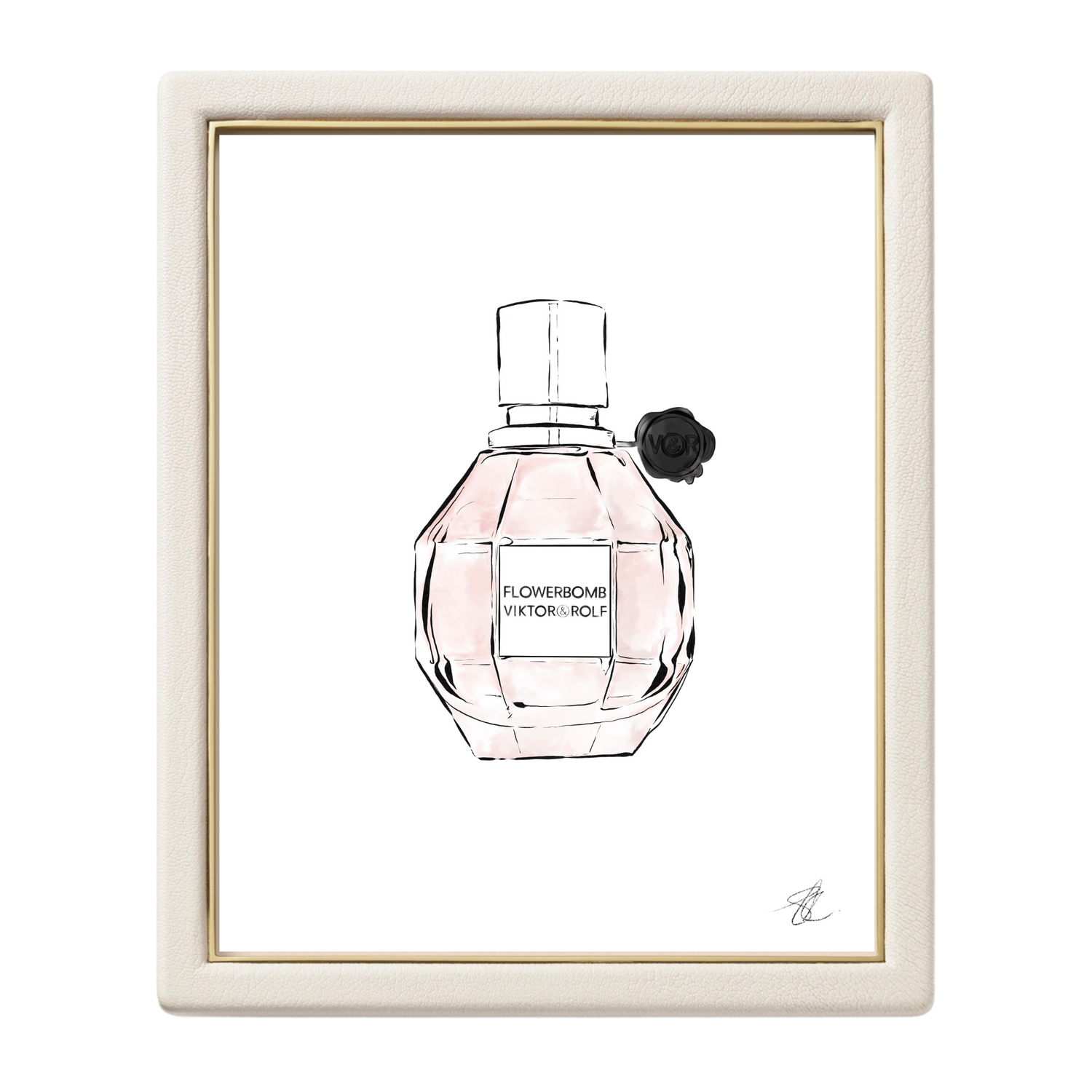 Perfume Wall Art Prints | Set of Three: Miss Dior, Mademoiselle, Flowerbomb