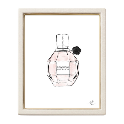 Perfume Wall Art Prints | Set of Three: Miss Dior, Mademoiselle, Flowerbomb