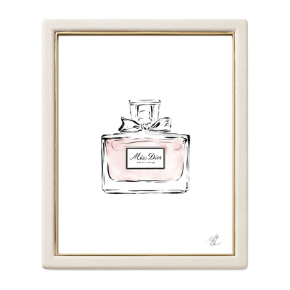 Perfume Wall Art Prints | Set of Three: Miss Dior, Mademoiselle, Flowerbomb