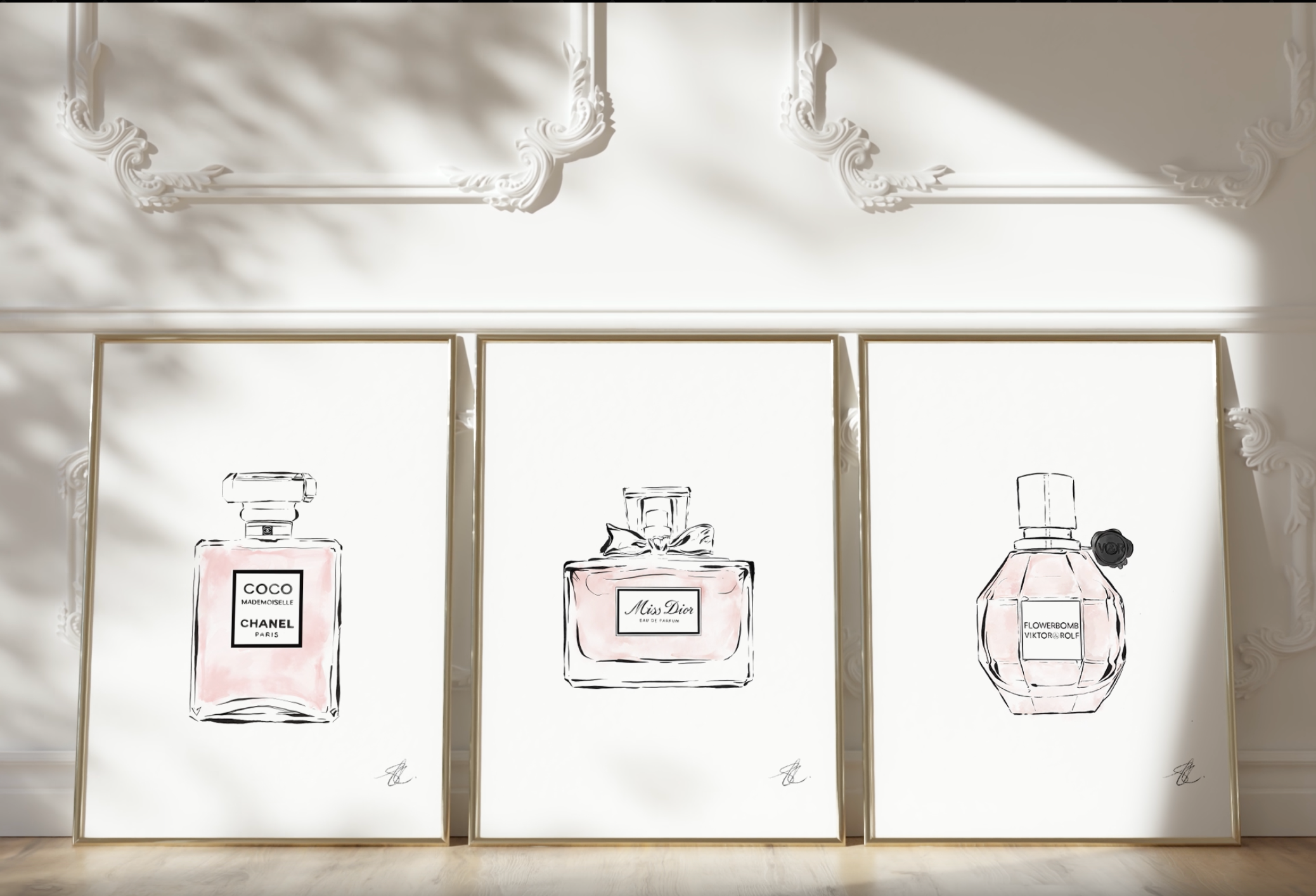 Perfume Wall Art | Miss Dior