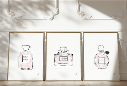 Perfume Wallart Print | Mademoiselle