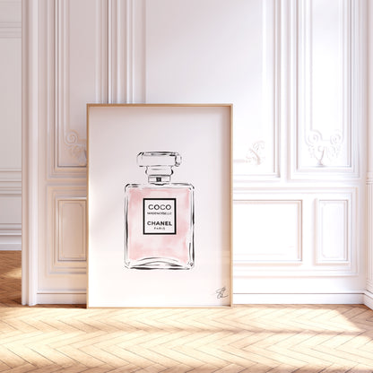 Perfume Wallart Print | Mademoiselle