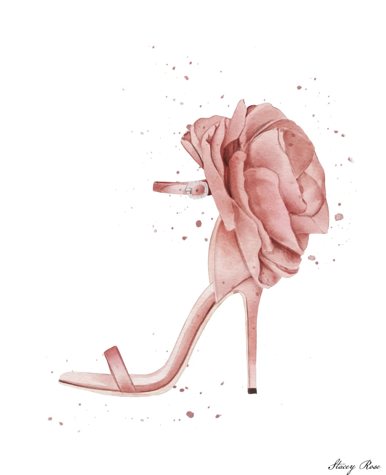 Charity Print | Rose Heels