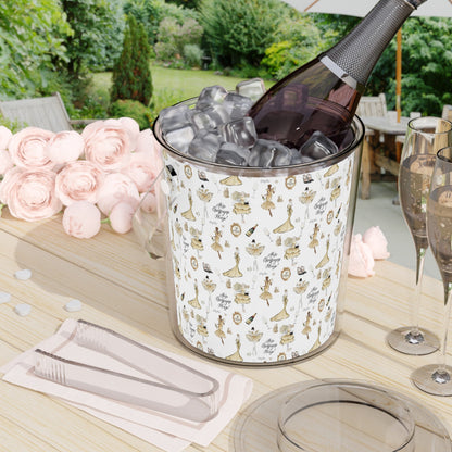 More Champagne Please! - Champagne ice bucket with tongs